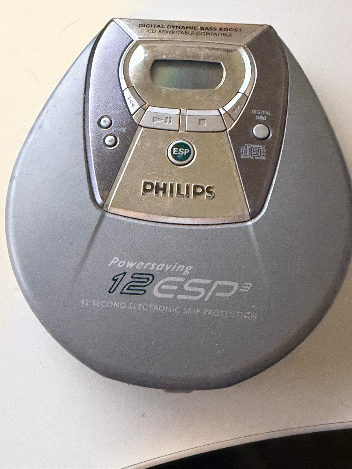 Philips Draagbare CD-speler (Discman) met ESP en DBB, Ophalen of Verzenden, Gebruikt, Philips, Draagbaar