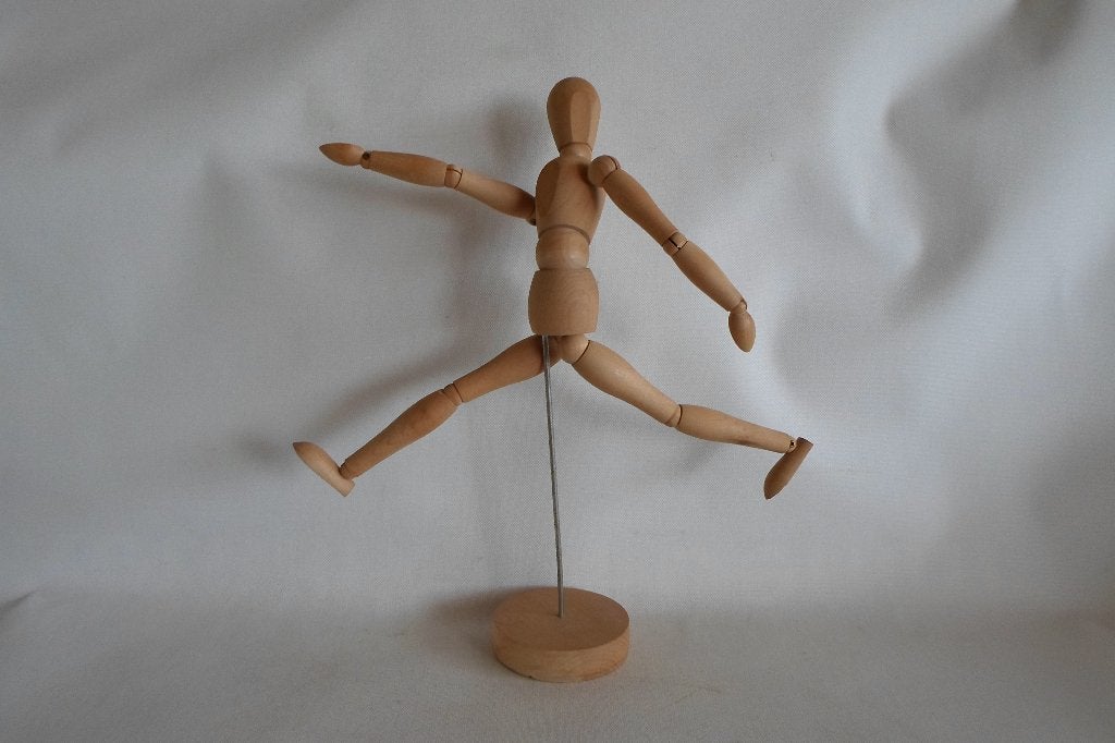 Schilder Model Hout Mens, Ophalen of Verzenden, Zo goed als nieuw, Overige typen