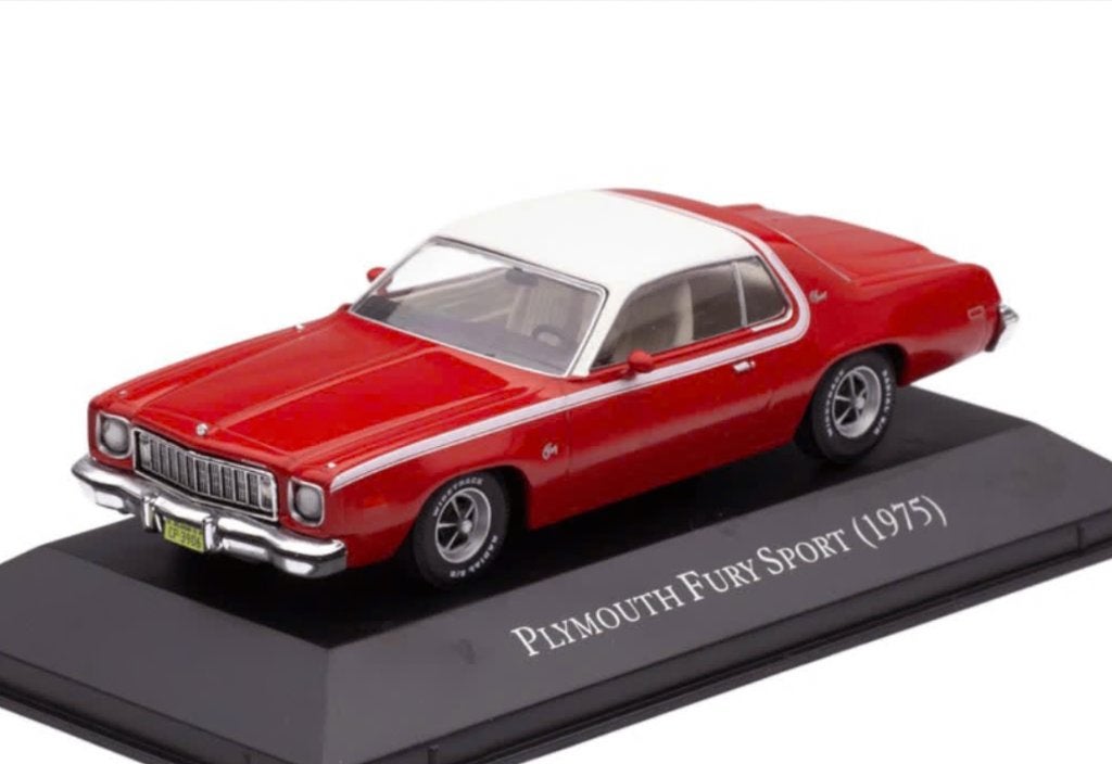 Plymouth Fury Sport 1975 schaal 1/43 IXO American cars # 83