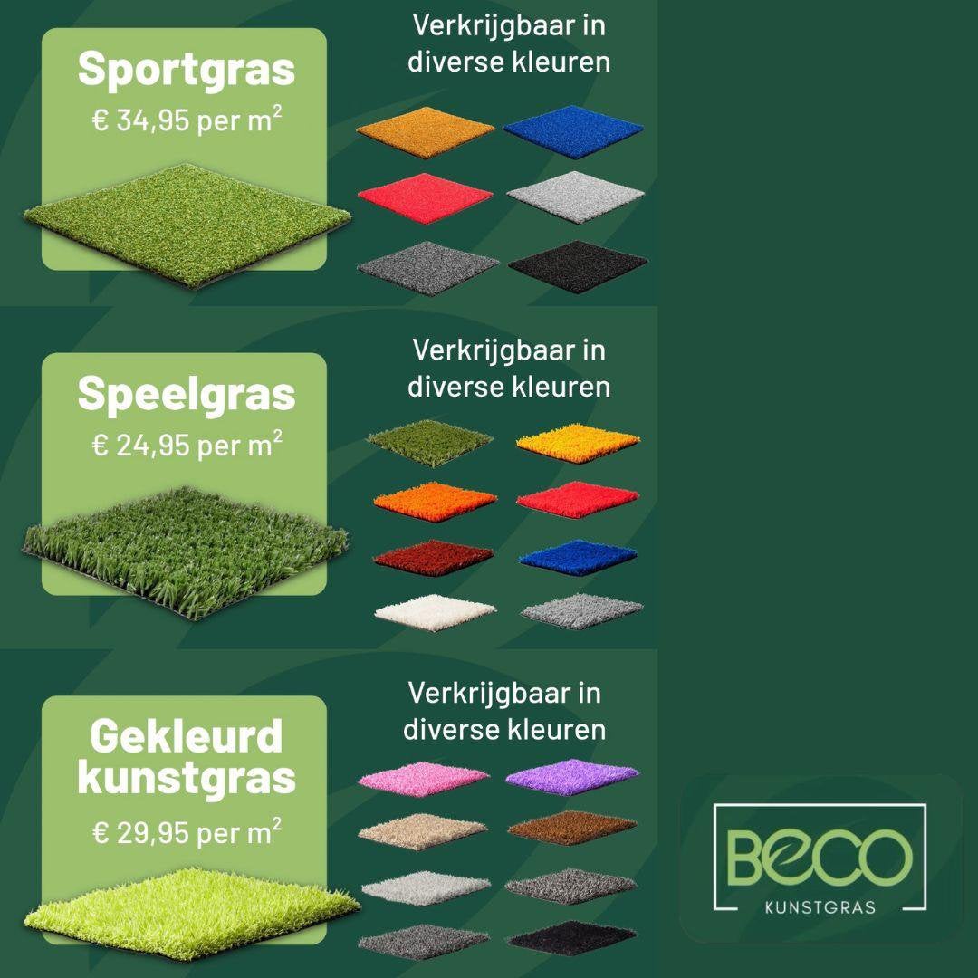 Kunstgras in alle kleuren 😍 # in Duiven, Ophalen, Nieuw, 20 m² of meer, Kunstgras