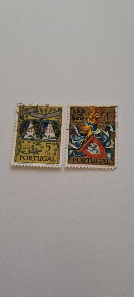 7963 portugal 500e sterfdag prins hendrik de zeevaarder 1960, Postzegels en Munten, Verzenden, Portugal