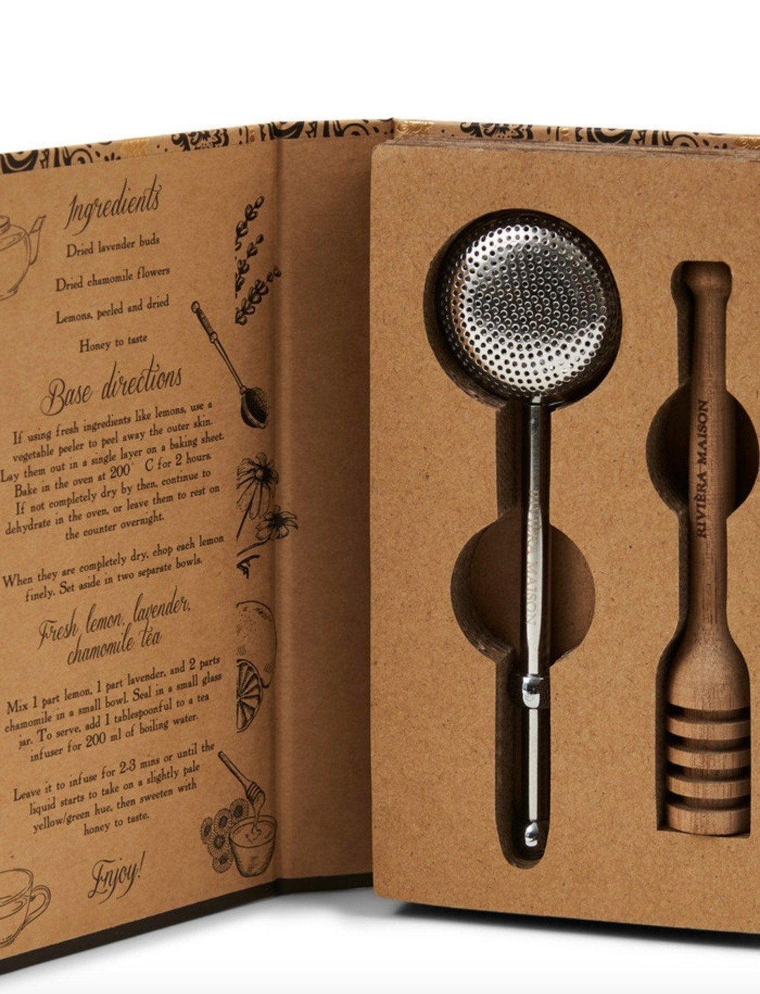 Rivièra maison perfect tea time infuser & dipper, Huis en Inrichting, Keuken | Bestek, Ophalen of Verzenden, Nieuw