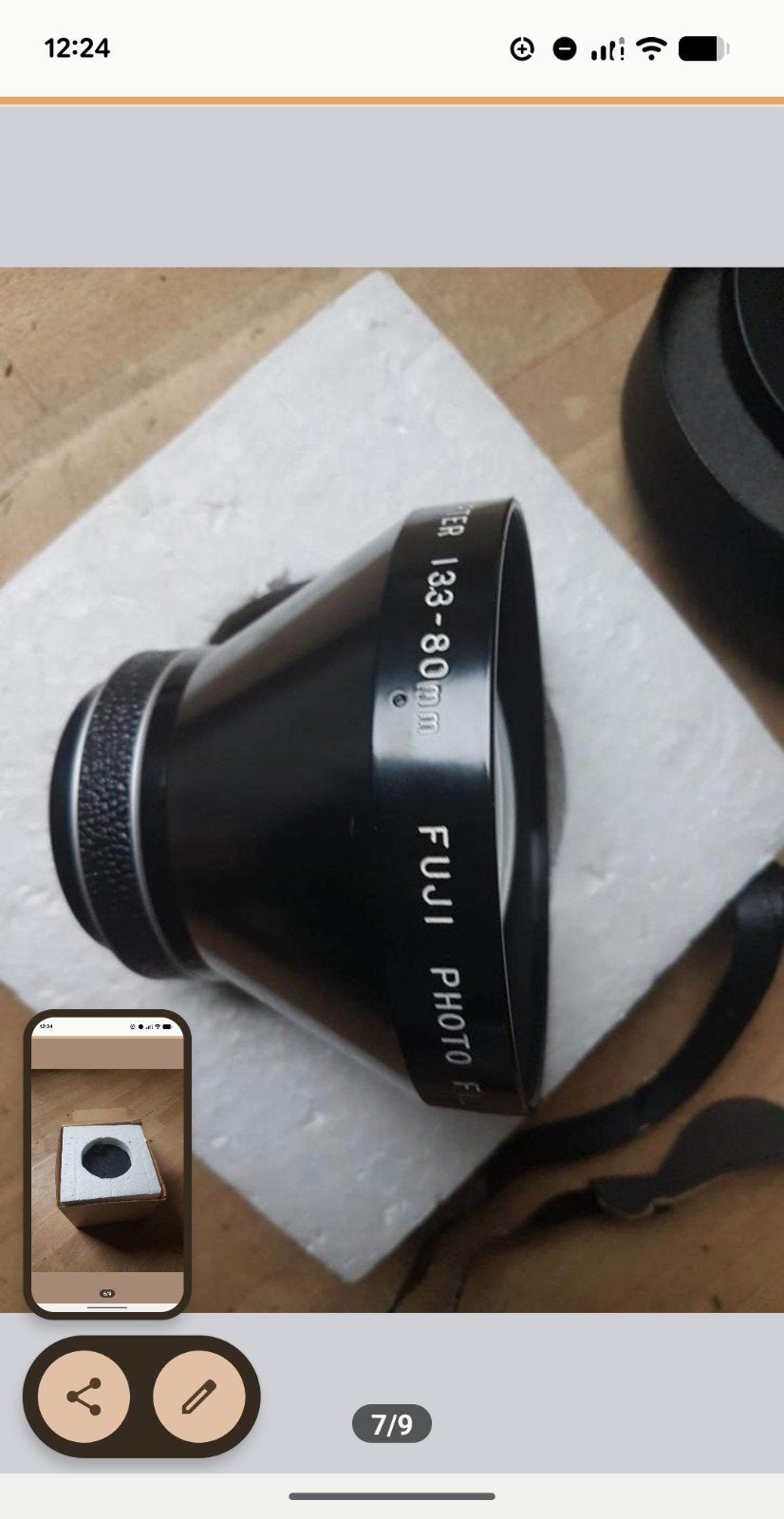 Fujifilm Tele Converter X1.66 voor Fujica S82600, Fujifilm, Gebruikt, Ophalen of Verzenden, Overige vattingen