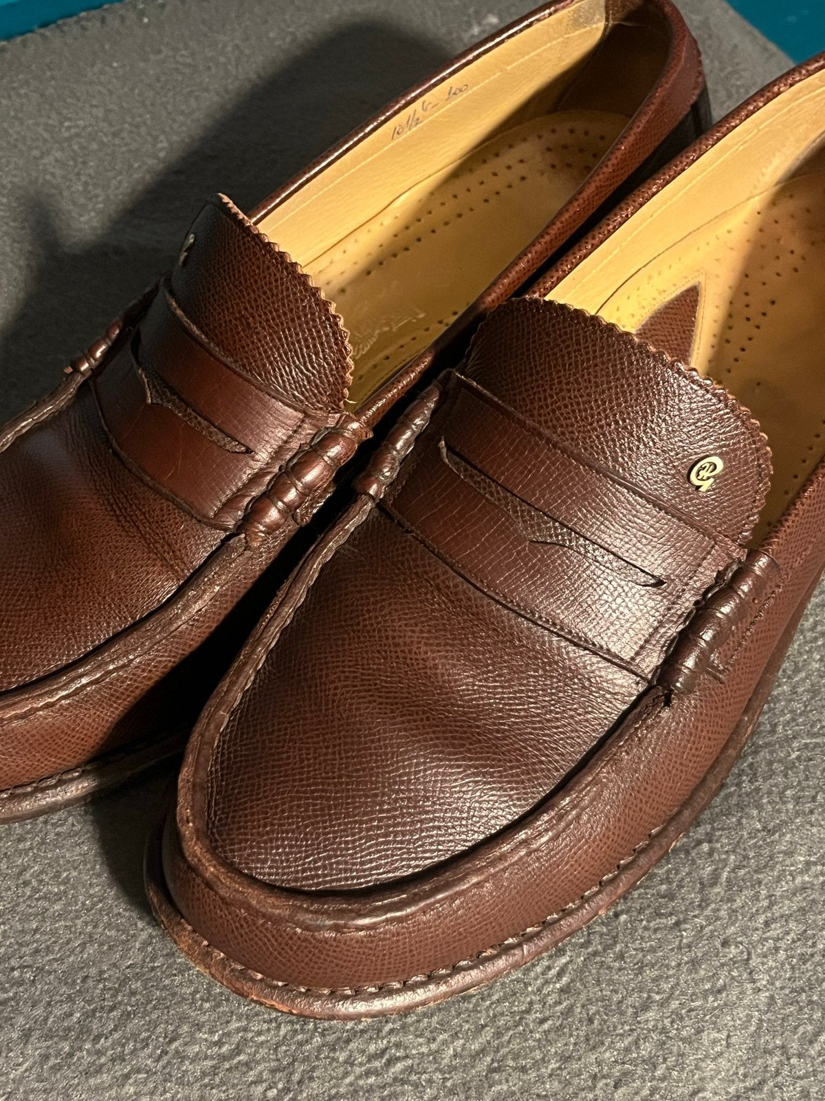 Greve handgemaakte loafers 45 G bruin, Ophalen of Verzenden, Gedragen, Bruin, Loafers