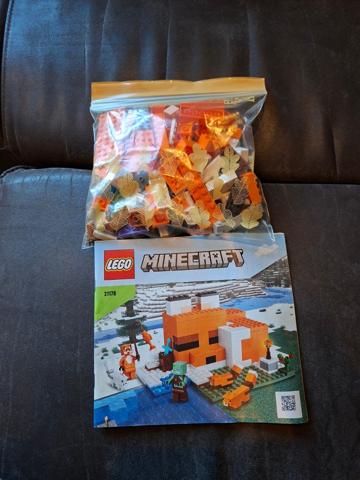 Lego Minecraft De Vossenlodge (21178) met instructies, Gebruikt, Minecraft, Lego, Compleet