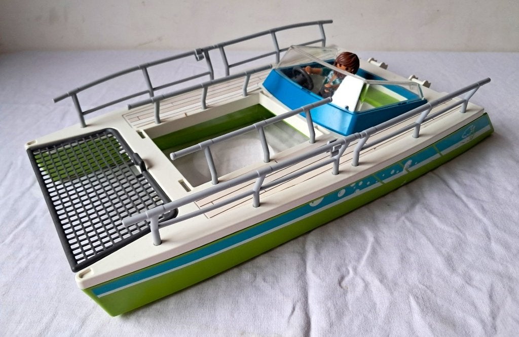 Playmobil glazen bodem boot, Ophalen of Verzenden, Gebruikt
