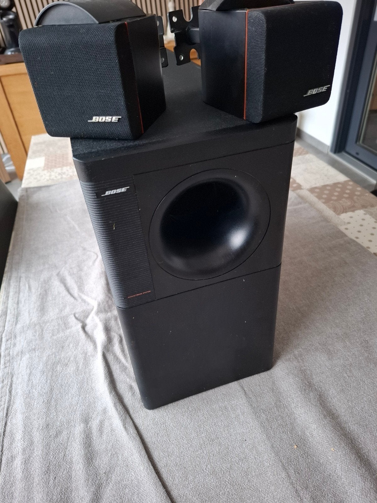 Bose Accoustimass 5 serie 2 Retro Bass reflex luidsprekers., Audio, Tv en Foto, Gebruikt, Speakerset, Ophalen of Verzenden, Bose