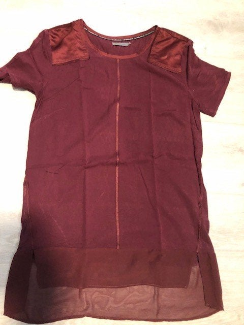 Shirt van Calvin Klein maat S, Zwart, Ophalen of Verzenden, Zo goed als nieuw, Korte mouw
