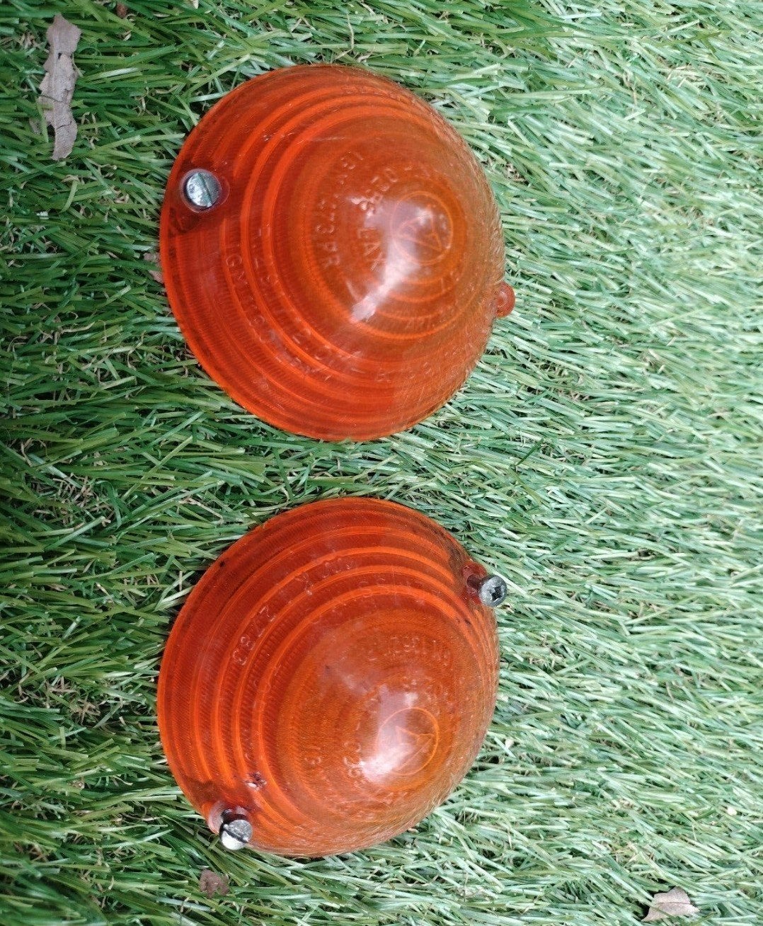 FIAT 500 EN 600 oranje knipperlichtglazen 2 stuks, Auto-onderdelen, Ophalen of Verzenden, Gebruikt, Lada