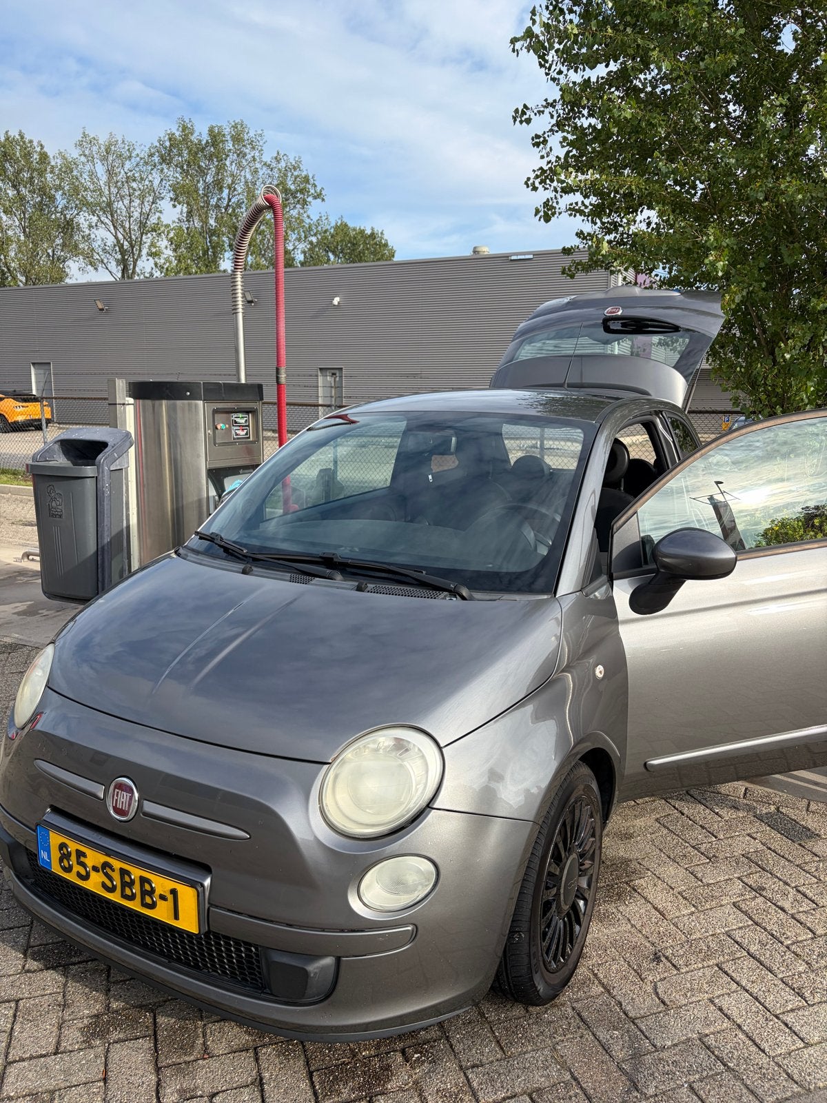 Fiat 500 0.9 Twinair 2011 Grijs, Auto's, Voorwielaandrijving, 31 €/maand, 905 kg, Origineel Nederlands