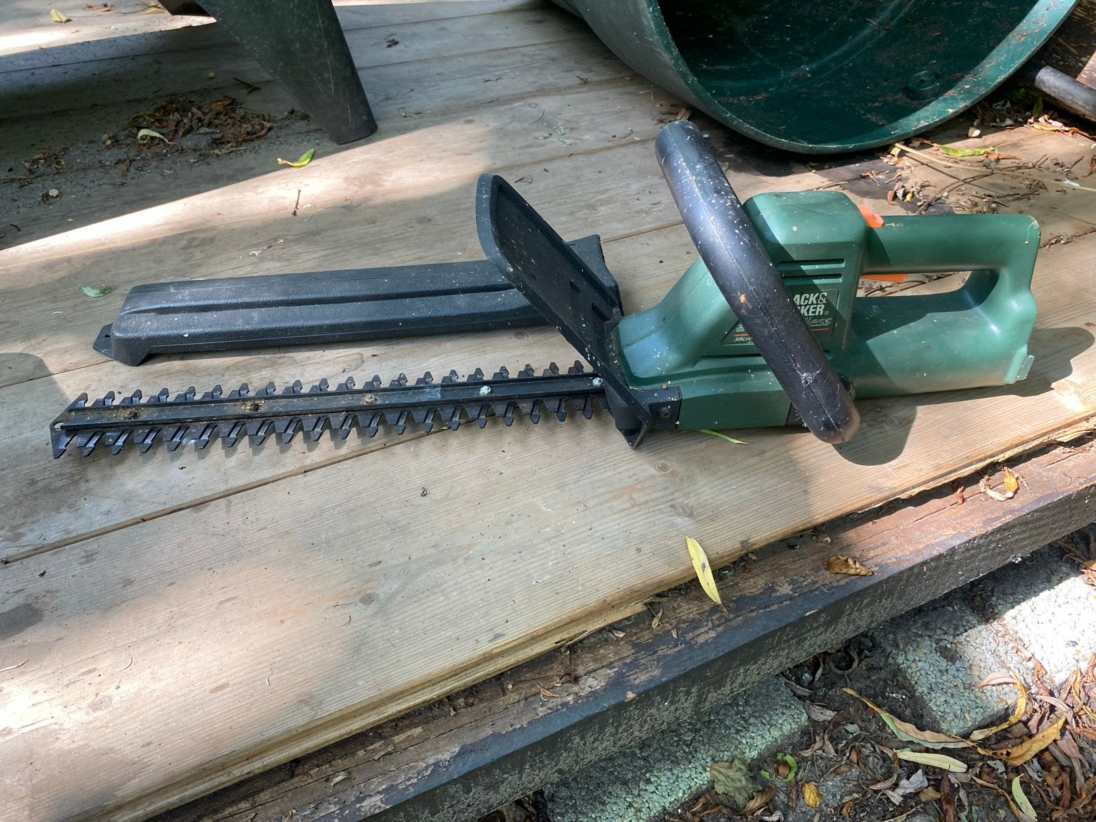Black & Decker Accu Heggenschaar GTC390 - 38cm, Tuin en Terras, Ophalen of Verzenden, Gebruikt, Accu