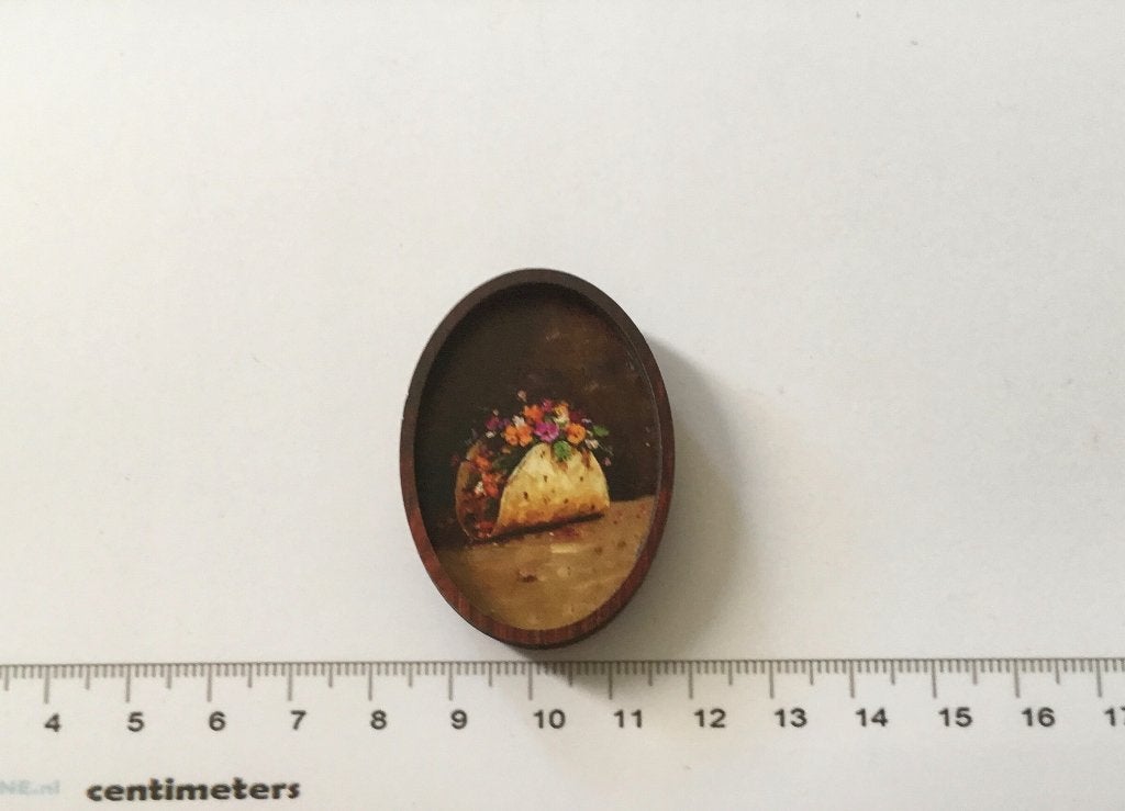 Poppenhuis miniaturen schilderij 250, Ophalen of Verzenden, Nieuw, Poppenhuis
