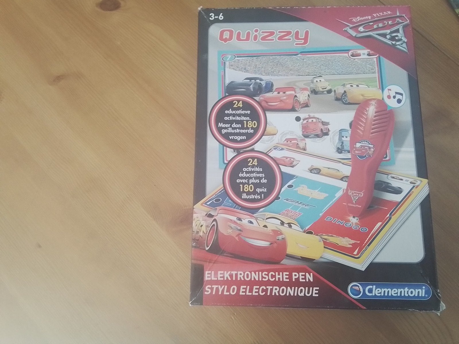 Disney Pixar Cars Quizzy met Elektronische Pen (3-6 jaar), Kinderen en Baby's, Speelgoed | Educatief en Creatief, Ophalen of Verzenden