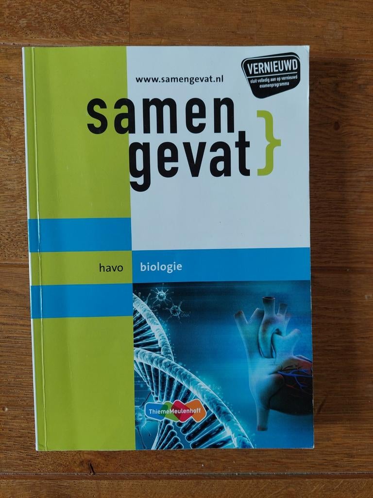 Samengevat Biologie voor HAVO NIEUWSTAAT, Biologie, HAVO, Ophalen of Verzenden, Zo goed als nieuw
