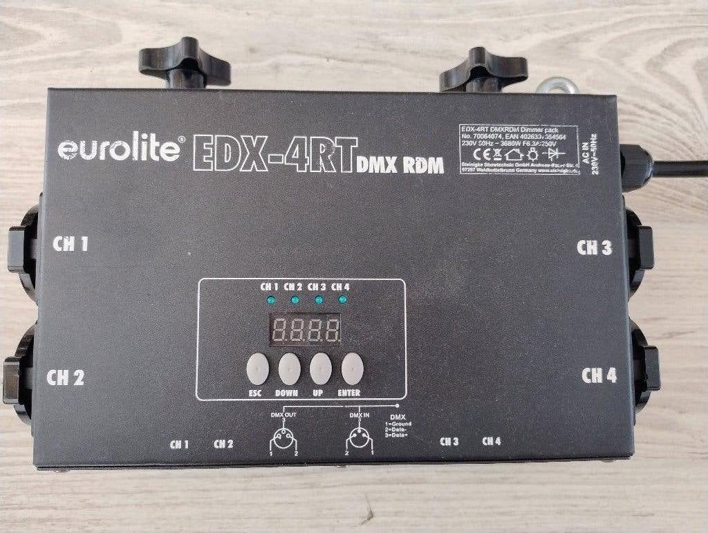 eurolight edx-4rt dimmerpack, Ophalen, Gebruikt, Licht