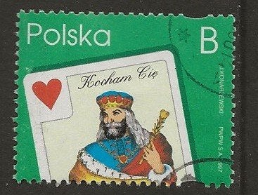 Polen 81, speelkaart voor vanderholst, Verzenden, Polen, Gestempeld