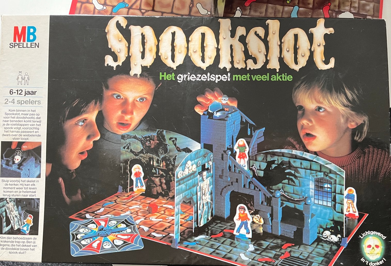 Spookslot MB Spellen - Het griezelspel met veel actie, Drie of vier spelers, Ophalen of Verzenden, Gebruikt