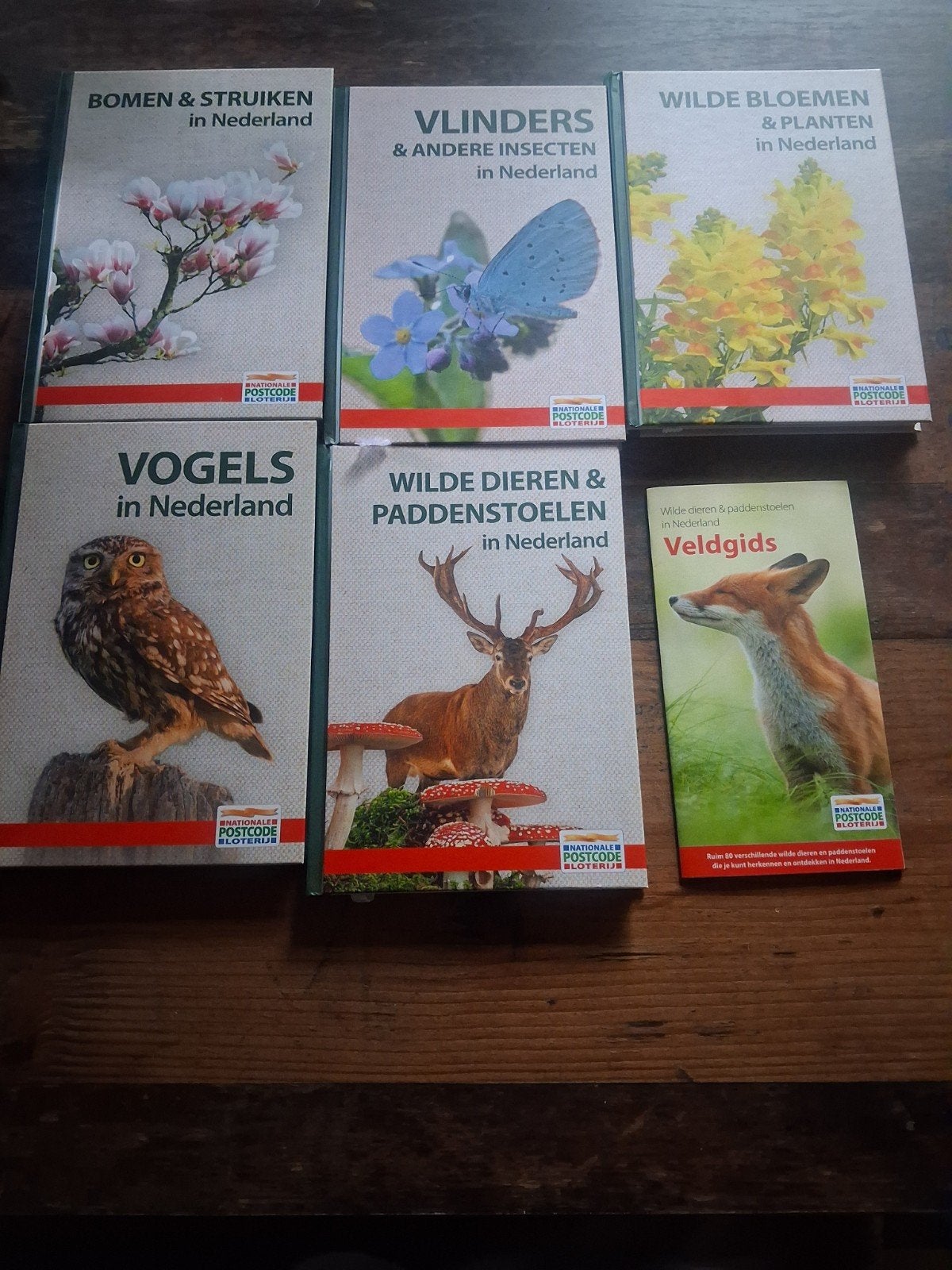 Postcode loterij natuurboeken, Ophalen of Verzenden, Zo goed als nieuw, Natuur algemeen, Onbekend