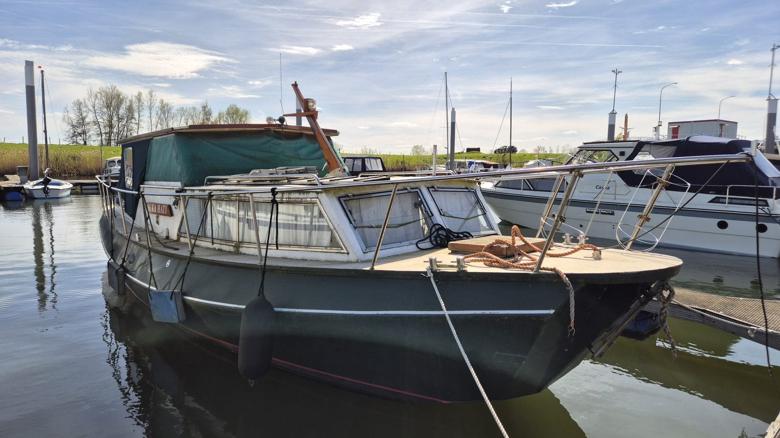 Motorboot Caranan 1100ak. Platbodem, Watersport en Boten, Gebruikt, 11 m, Diesel, Boegschroef