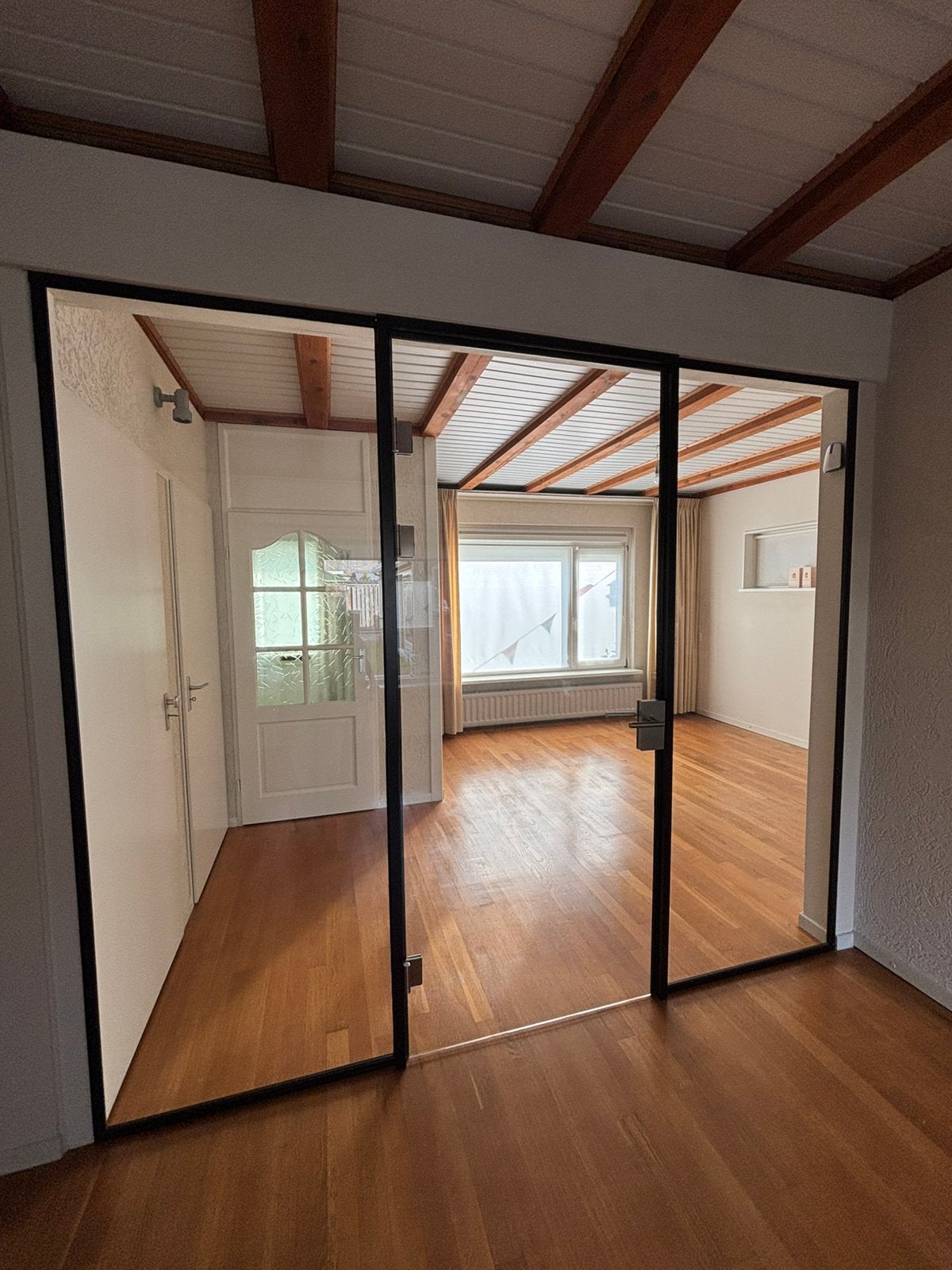 Aluminium/glazen frame en deur, Doe-het-zelf en Verbouw, Deuren en Horren, Ophalen, Zo goed als nieuw
