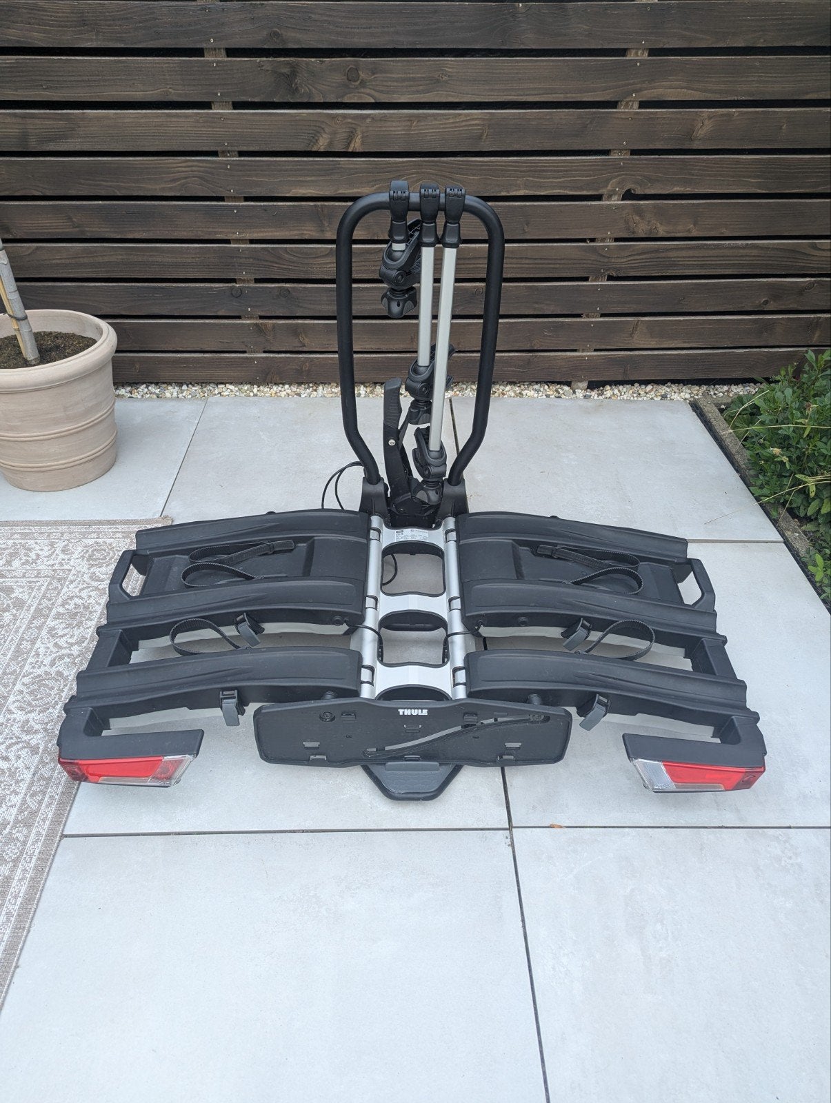 Thule EasyFold XT 934 Trekhaakdrager voor 3 fietsen, Auto diversen, Ophalen, 3 fietsen of meer, Zo goed als nieuw, Trekhaakdrager