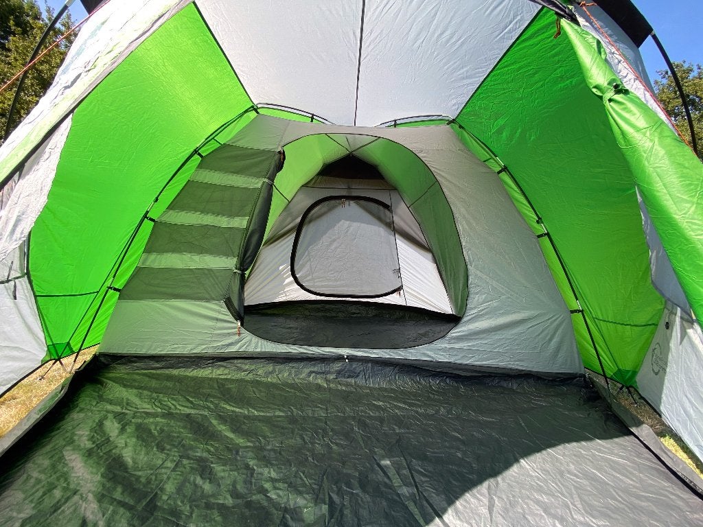 Easy Camp Techno 500 – 5p tent (2x gebruikt mag snel weg!), Ophalen of Verzenden, Zo goed als nieuw, Tot en met 5
