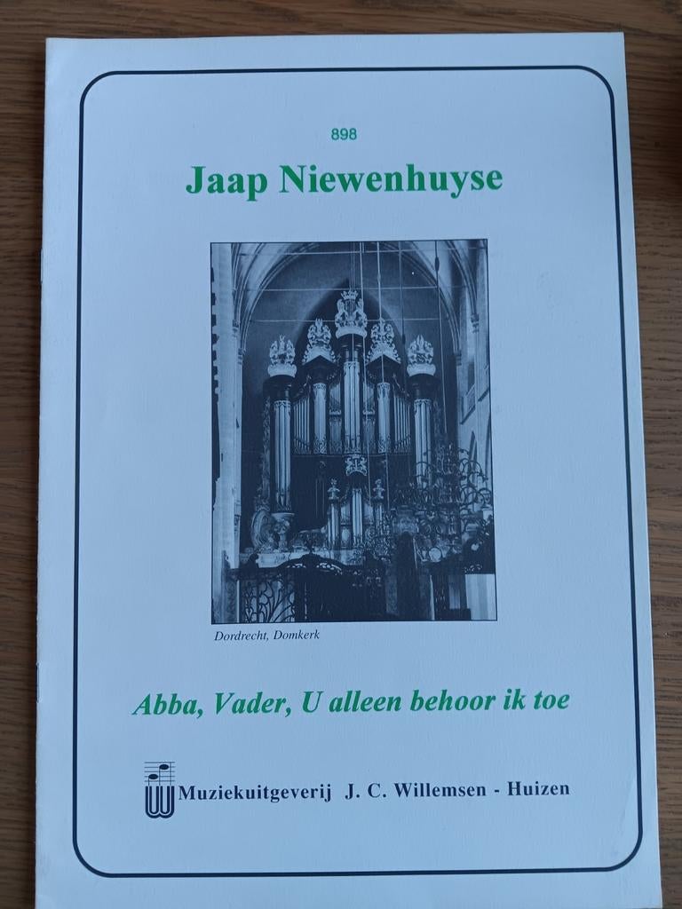 Jaap Niewenhuyse - Abba, Vader, U alleen behoor ik toe, Muziek en Instrumenten, Bladmuziek, Ophalen of Verzenden, Gebruikt, Artiest of Componist