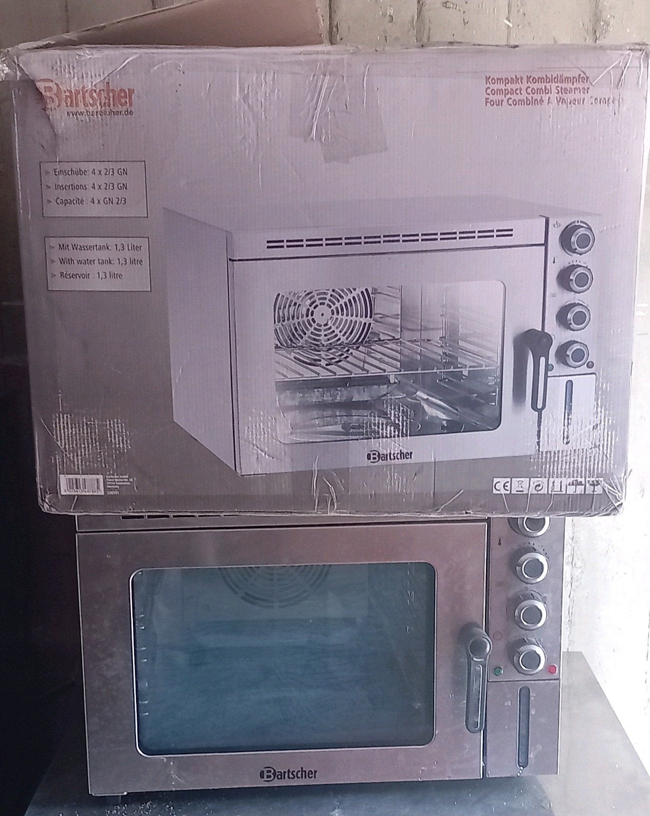 Bartscher combi stoom/heteluchtoven, 45 tot 50 cm, Hete lucht, Ophalen of Verzenden, Bartscher