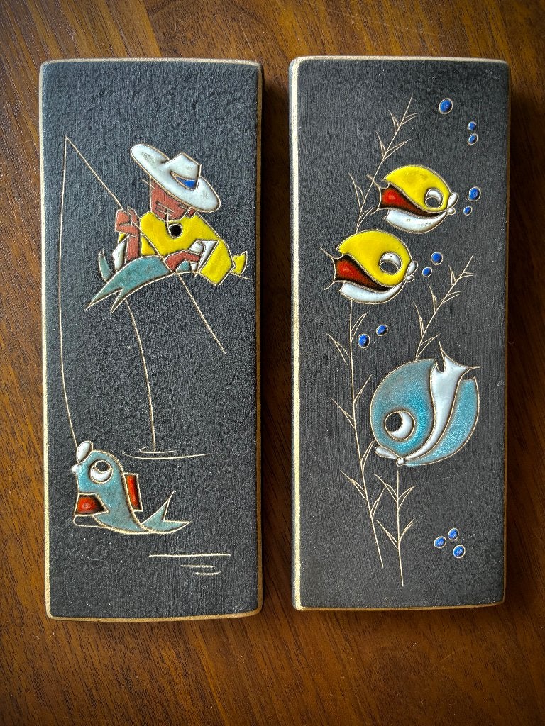 Ruscha Handarbeit wandtegels 734/0 – set van 2, Ophalen of Verzenden