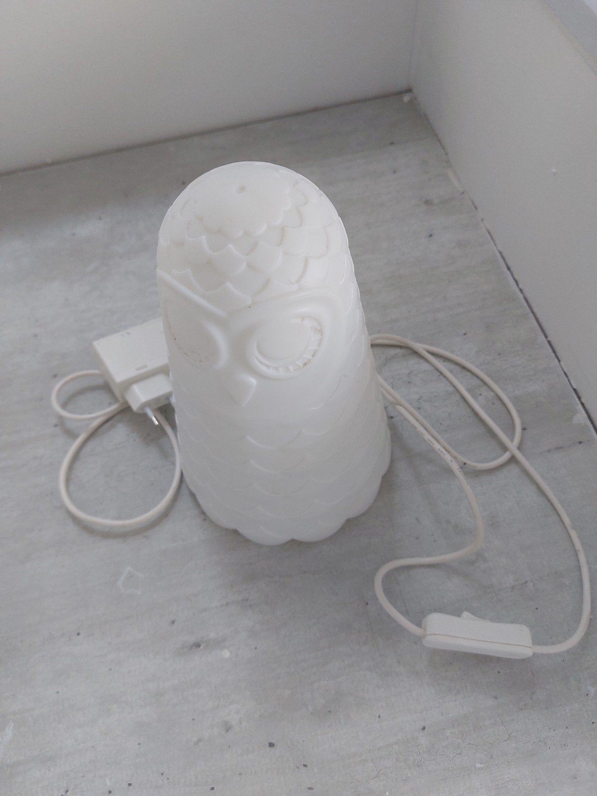 IKEA Solbo Uil Nachtlampje - Wit, Gebruikt, Ophalen of Verzenden, Wit, IKEA