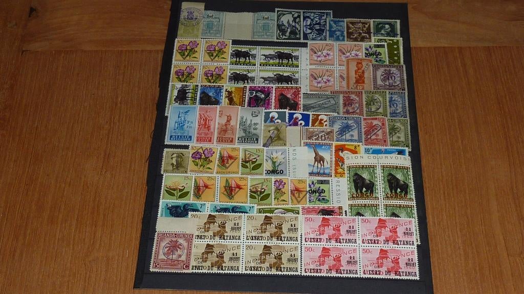 Congo Belgie,Ruanda-Urundi,Belgie,Taxe,Specimen.2, Verzenden, Nederland en Buitenland
