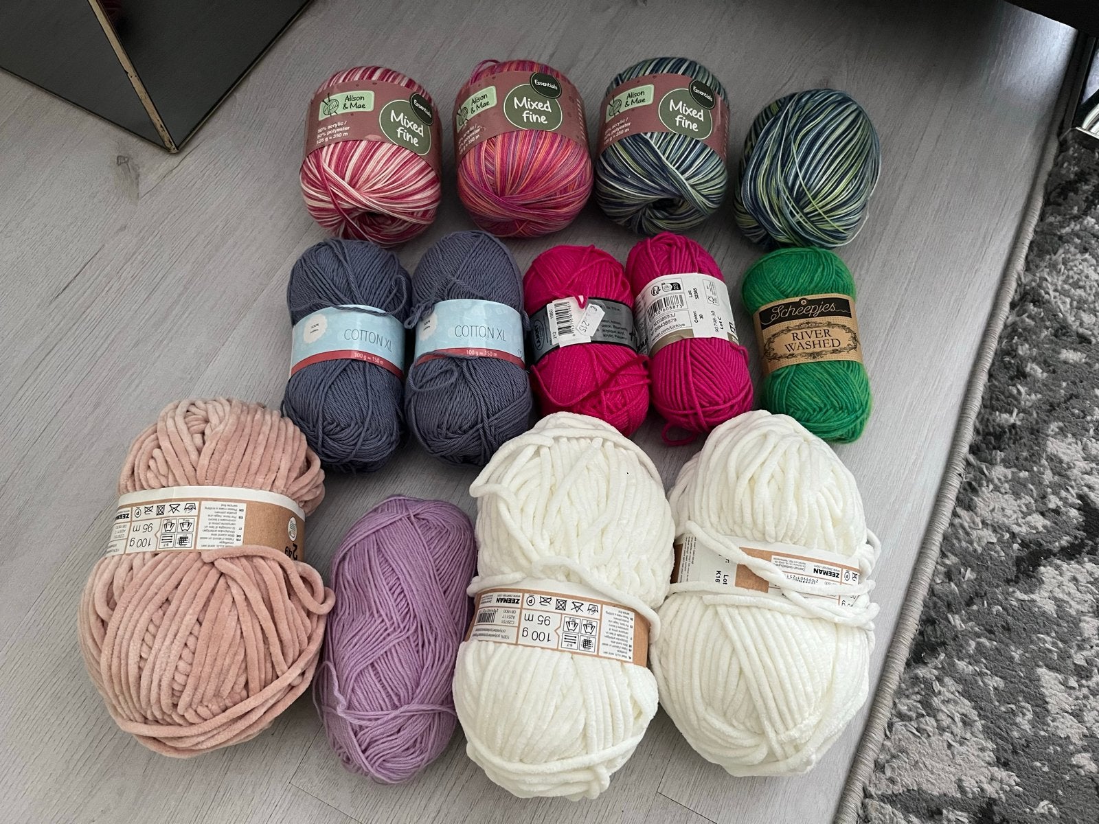 Groot pakket diverse wol en pompom maker, Ophalen, Nieuw, Breien of Haken, Wol of Garen