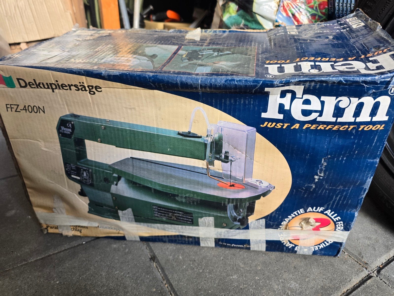 Ferm FFZ-400N Decoupeerzaag - Zo goed als nieuw, Ophalen, Minder dan 30 mm, Decoupeerzaag, Minder dan 600 watt