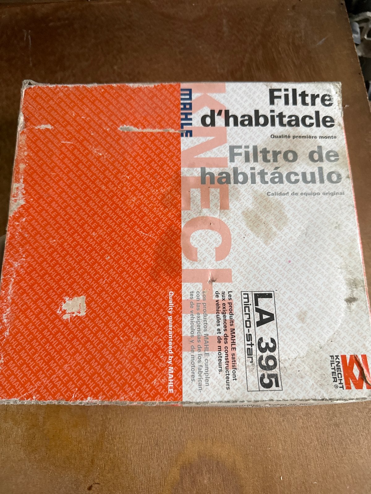 Mahle Knecht LA 395 Micro-star Interieurfilter, Ophalen of Verzenden, Nieuw, Overige automerken