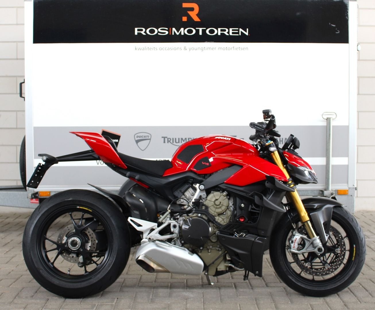DUCATI STREETFIGHTER V4 S (bj 2020) - 1ste eig - NIEUWSTAAT, Motoren, Motoren | Ducati, DUCATI, 4 cilinders, Motorrijbewijs A