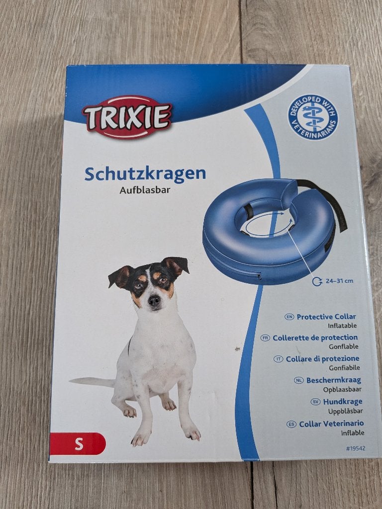 Trixie opblaasbare beschermkraag S - Dierenbeschermkraag, Trixie, Ophalen of Verzenden, Nieuw, Overige typen