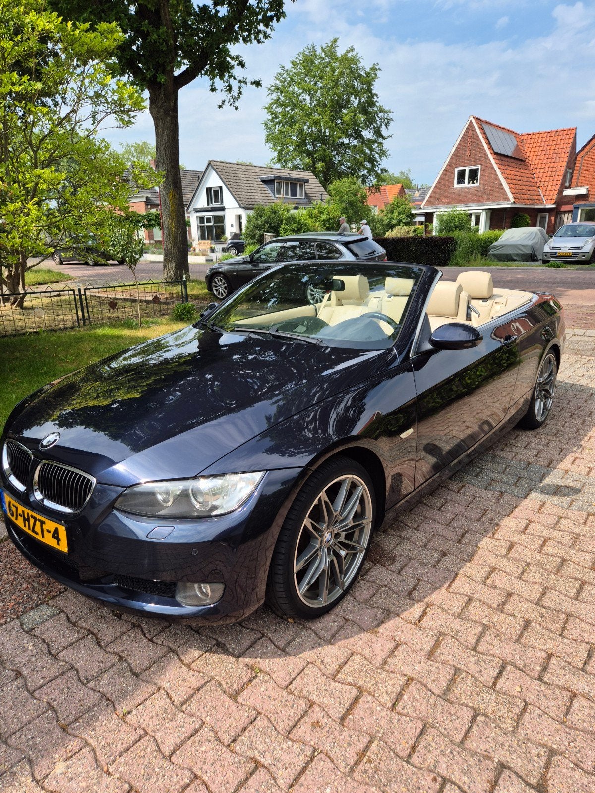 BMW 3-Serie 3.0 I 325 Cabrio 160KW AUT 2009 Blauw, Achterwielaandrijving, Cabriolet, 2996 cc, Origineel Nederlands