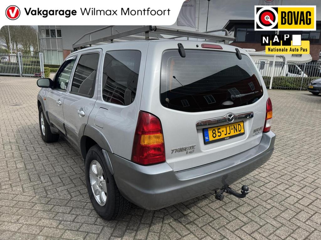 Mazda Tribute 3.0 V6 Touring 4WD|Trekhaak|Leer|Airco|Imperia, Auto's, Mazda, Automaat, Gebruikt, Bedrijf, 93 €/maand