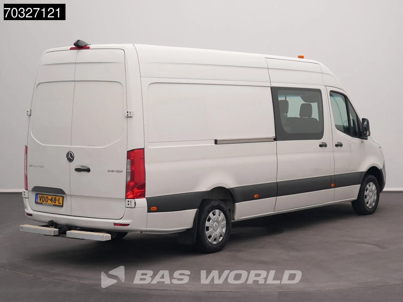 Mercedes Sprinter 316 CDI Automaat Dubbel Cabine L3H2 Navi A, Auto's, Automaat, Automatische klimaatregeling, Gebruikt, Euro 6