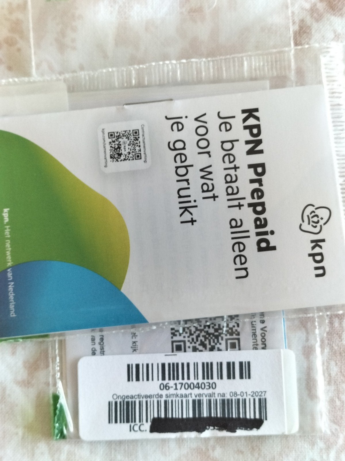 MOOI NUMMER KPN PREPAID 0617004030, Ophalen of Verzenden, Nieuw, KPN, Simkaart