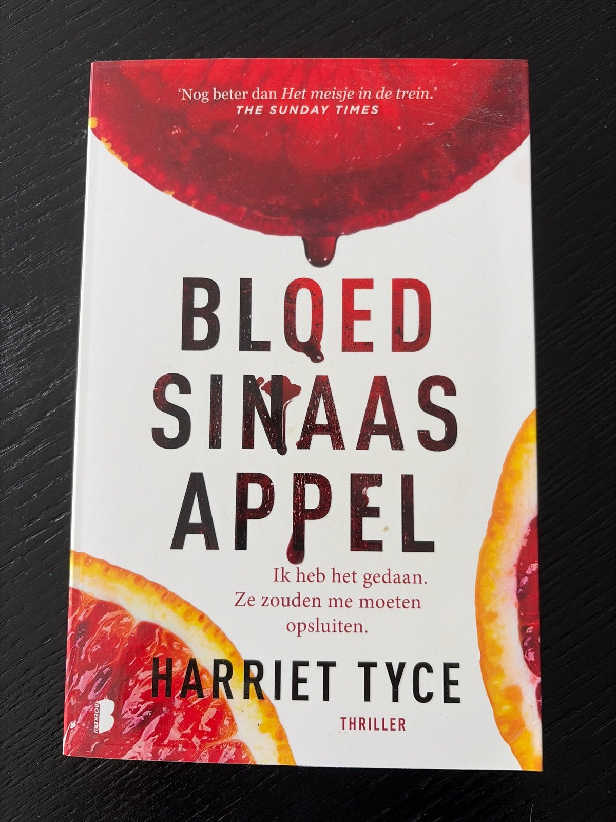 Bloedsinaasappel - Harriet Tyce (Thriller), Ophalen of Verzenden, Zo goed als nieuw, Europa overig
