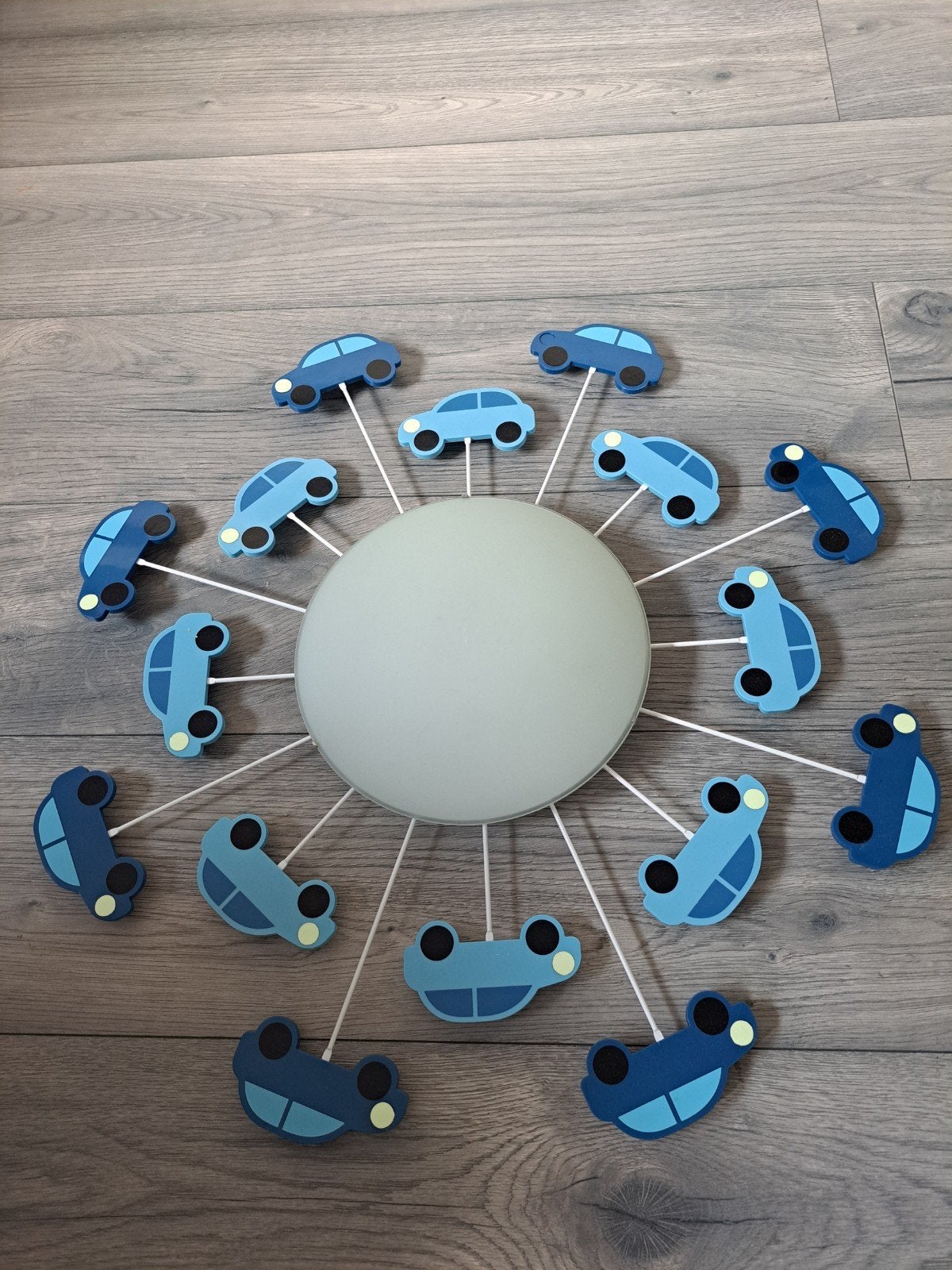 Kinderlamp Plafondlamp Auto's Jongenskamer, Ophalen of Verzenden, Zo goed als nieuw, Kindvriendelijk, Speels, Auto's