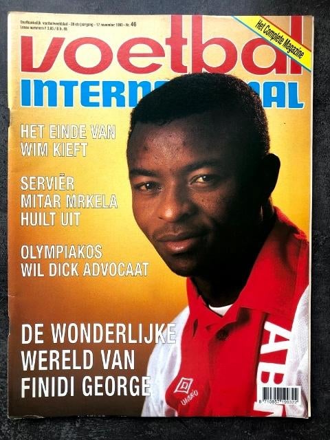 Voetbal International, 28e  jaargang, nr. 46, 1993, Ophalen, Gebruikt, Overige binnenlandse clubs, Boek of Tijdschrift