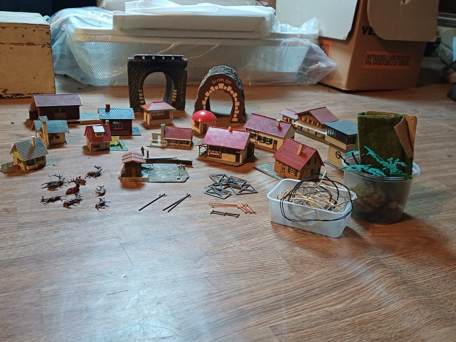 Diverse modelbouw huisjes, tunnels en accessoires, Ophalen, Gebruikt, Brug, Tunnel of Gebouw, Overige merken
