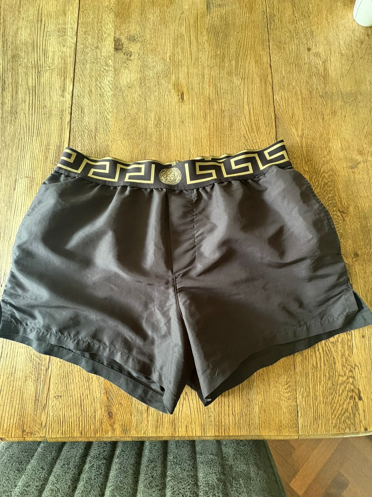Versace zwembroek zwart maat M (4), Ophalen of Verzenden, Maat 48/50 (M), Zwart, Zwemshort