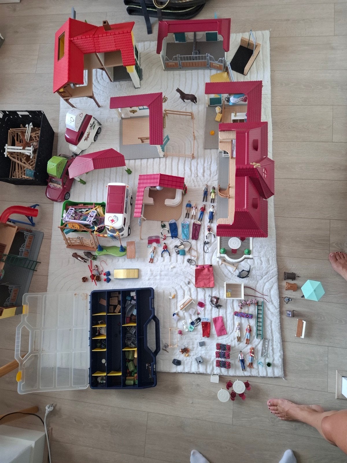 Schleich paarden 10 sets! In zeer goede staat., Ophalen of Verzenden, Zo goed als nieuw, Kunststof