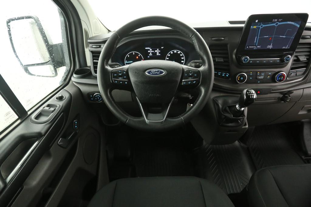 Ford Transit Custom 2.0 TDCI | MARGE | DC | 6-Zits | Airco |, Auto's, Voorwielaandrijving, Stof, Euro 6, 4 cilinders