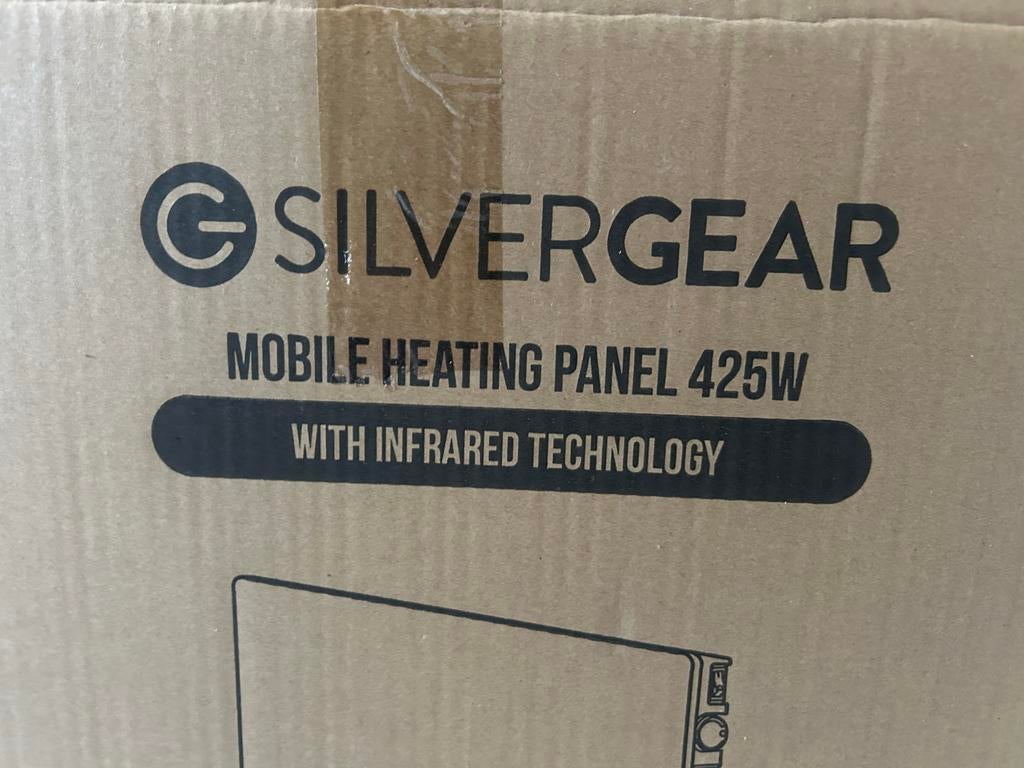 Silvergear Mobiel Verwarmingspaneel 425W - Nieuw in doos, Verzamelen, Elektronische Apparatuur, ., Overige typen, Ophalen of Verzenden
