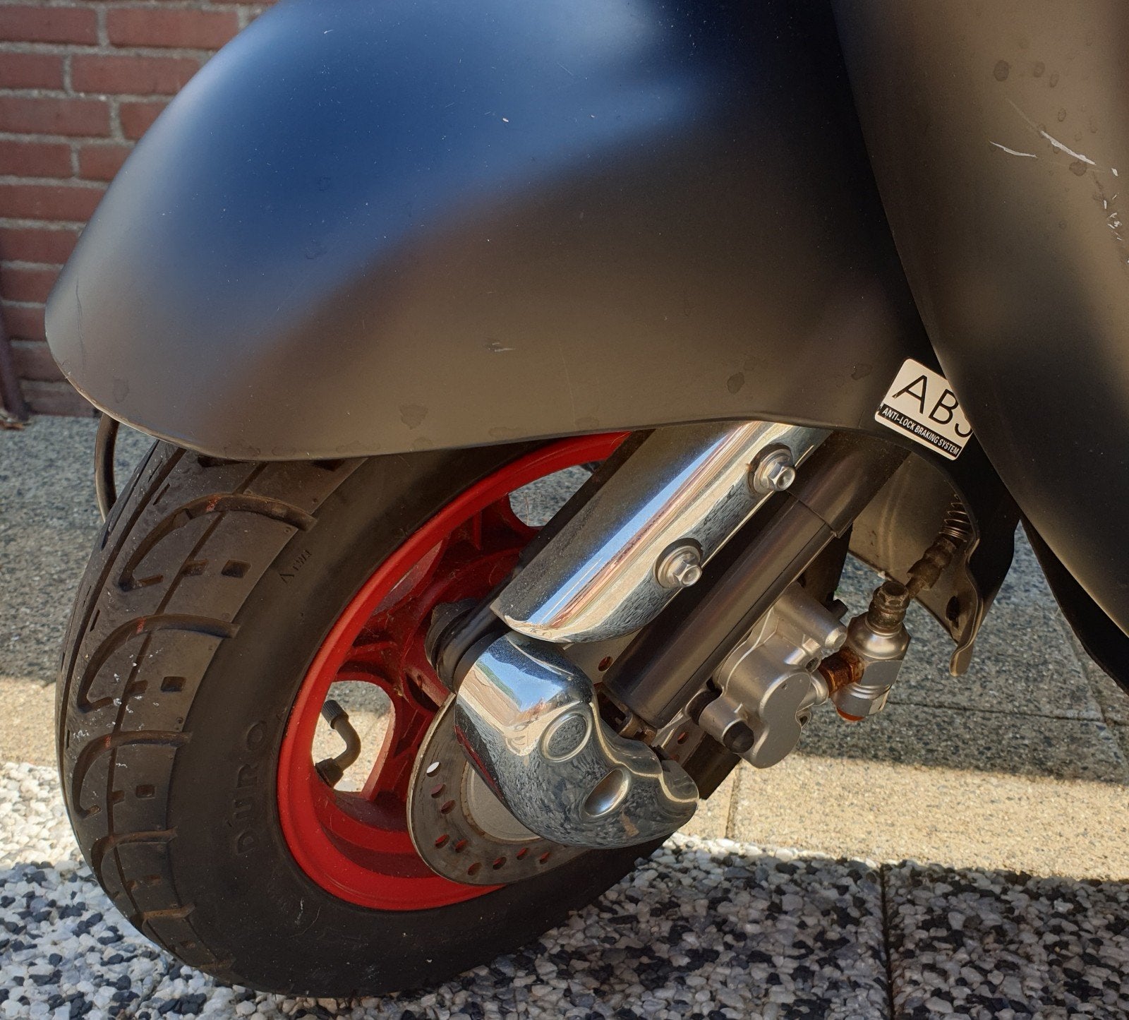 Mooie retro scooter met helm/slot/afdekhoes, Ophalen of Verzenden, Gebruikt, Benzine