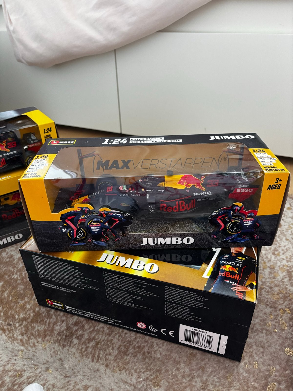 Max Verstappen Red Bull Racing RB16 1:24 modelauto, Ophalen of Verzenden, Nieuw, Auto, Overige merken